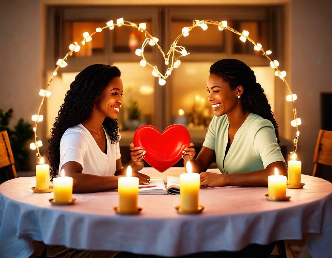 A heart entwined with a dollar sign, symbolizing love and financial security, set against a warm, inviting background. Include happy couples in various activities such as budgeting, enjoying date nights, and discussing finances, all radiating joy. Soft pastel colors to evoke a sense of warmth and trust. super-realistic. vibrant colors.